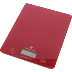 Zassenhaus Balance keukenweegschaal 5 kg rood