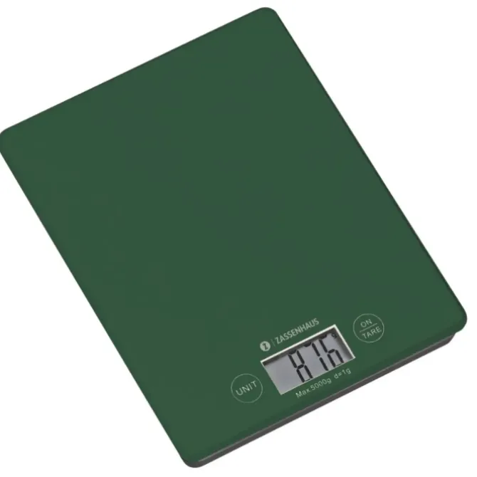 Zassenhaus Balance keukenweegschaal 5 kg groen