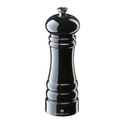 Zassenhaus Berlin pepermolen 18 cm hout glanzend zwart