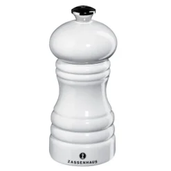 Zassenhaus Berlin pepermolen 12 cm glanzend wit