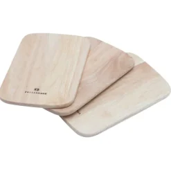 Zassenhaus ontbijtplank 23 x 15 cm hout 3 stuks