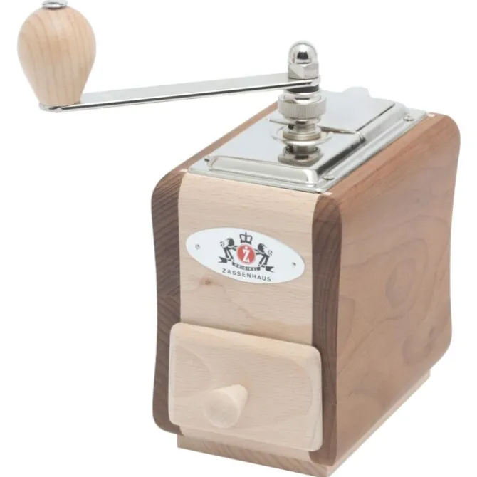 Zassenhaus Santiago koffiemolen 14 x 9 cm hout