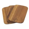 Zassenhaus snijplank 23 x 15 cm hout 3 stuks acaciahout