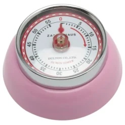 Zassenhaus Timer Speed kookwekker 7 cm metaal roze