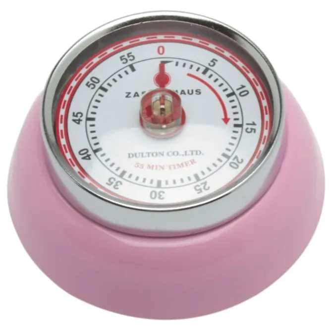 Zassenhaus Timer Speed kookwekker 7 cm metaal roze