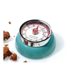 Zassenhaus Timer Speed kookwekker 7 cm metaal petrol