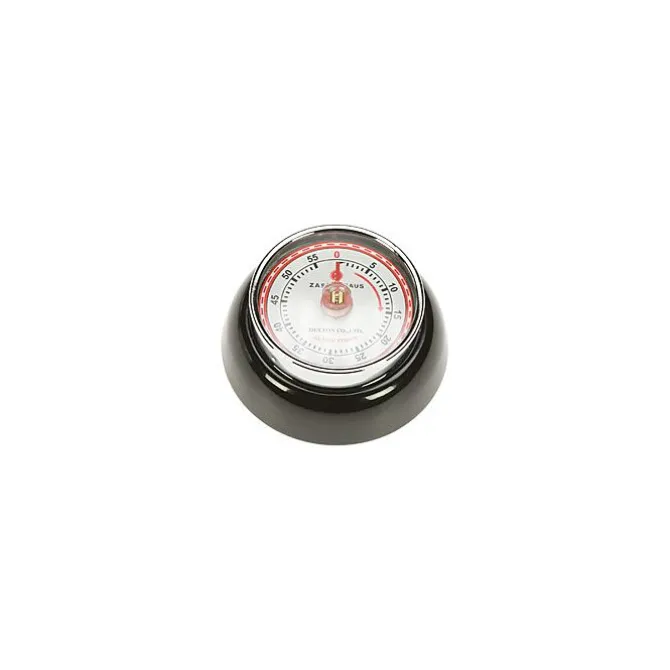 Zassenhaus Timer Speed kookwekker 7 cm metaal zwart