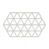 Zone Denmark Triangles onderzetter 24 x 14 cm silicone donkergrijs