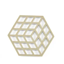 Zone Denmark Trivet Cube onderzetter silicone warm sand