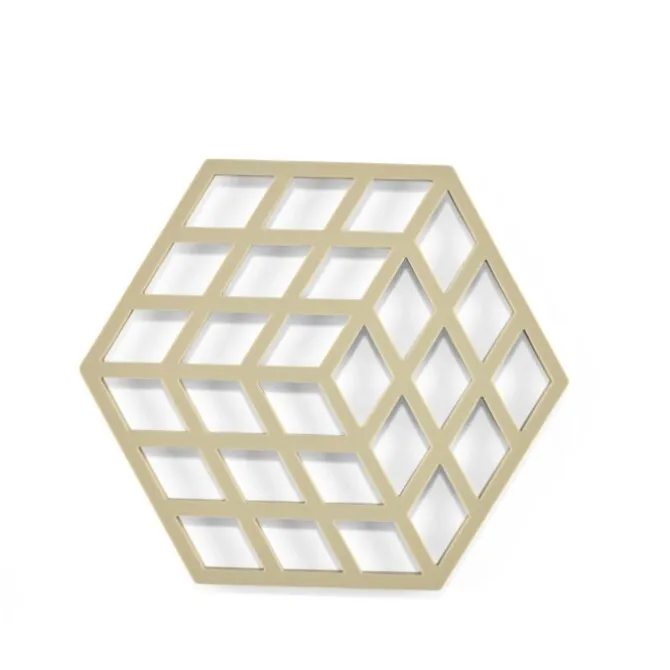 Zone Denmark Trivet Cube onderzetter silicone warm sand