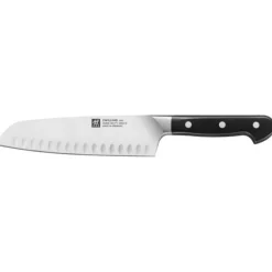 Zwilling Pro Santoku 18 cm met keramische slijpstaaf 2-delig